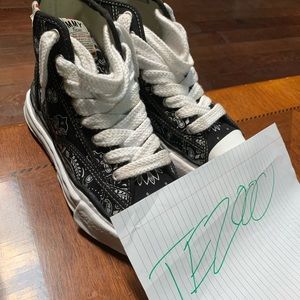 PETERSON" OG Sole Canvas Bandana High-top Sneaker